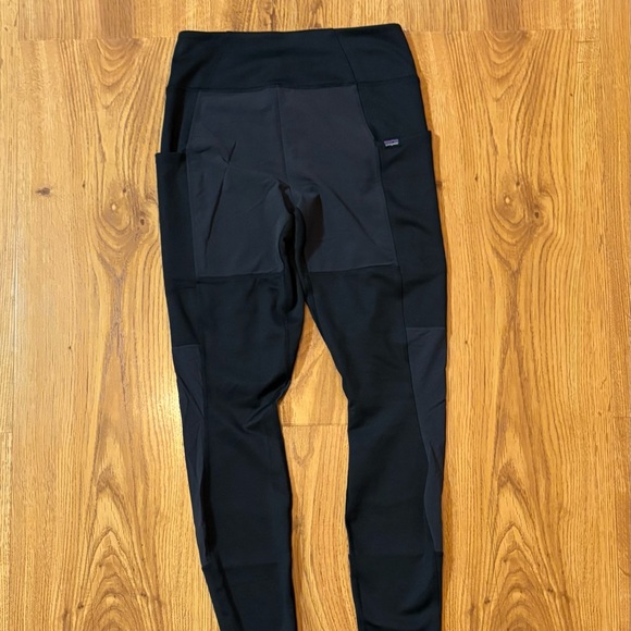 Patagonia Sz S Black High-Waist Workout Leggings - Picture 2 of 7